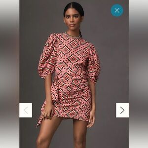 NWT RHODE Pia dress pink print US 10/UK 14